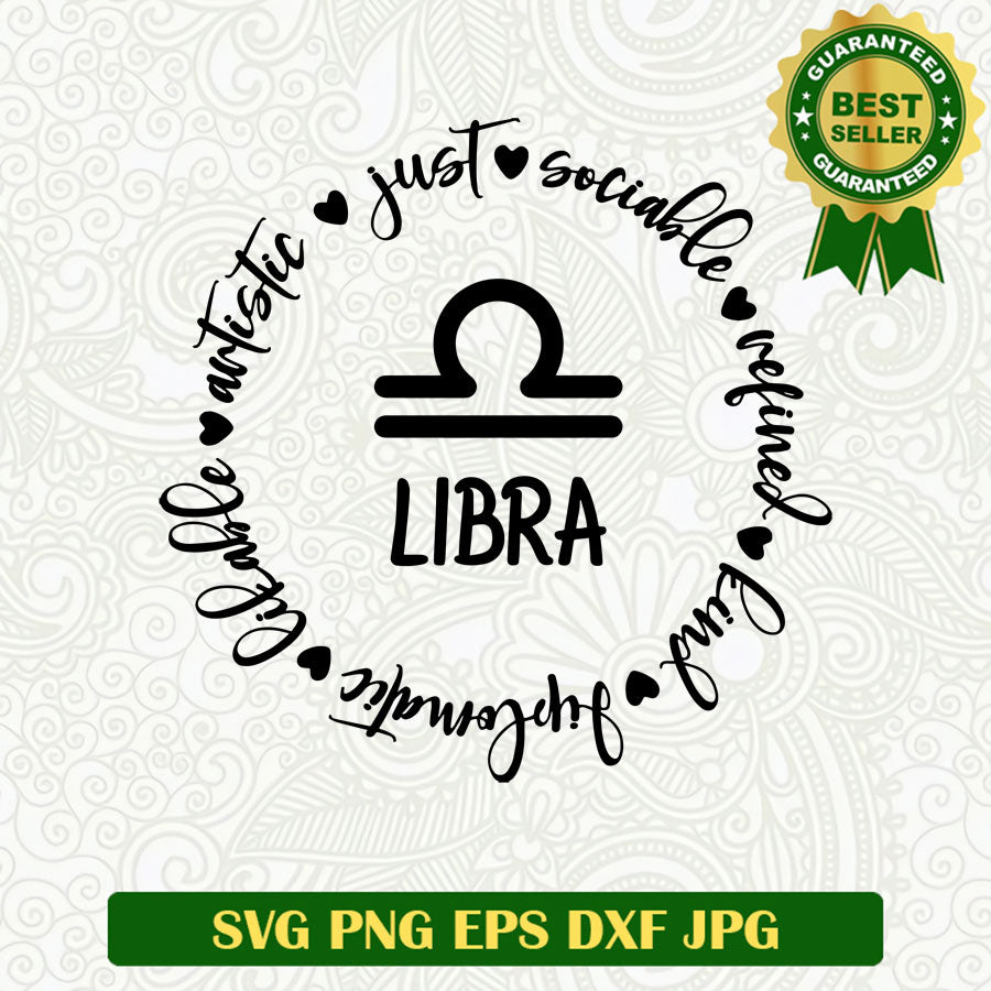 Libra the zodiac SVG