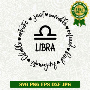 Libra the zodiac SVG, Astrological sign SVG, Libra Zodiac Sign SVG file