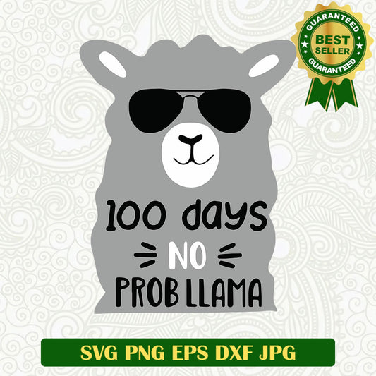 100 days no prob llama SVG