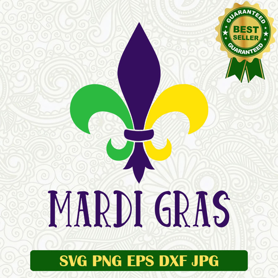 Mardi gras logo SVG