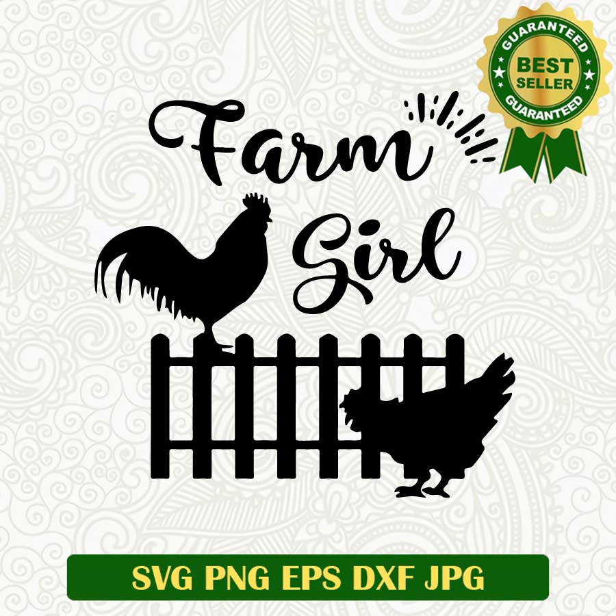 Farm girl SVG