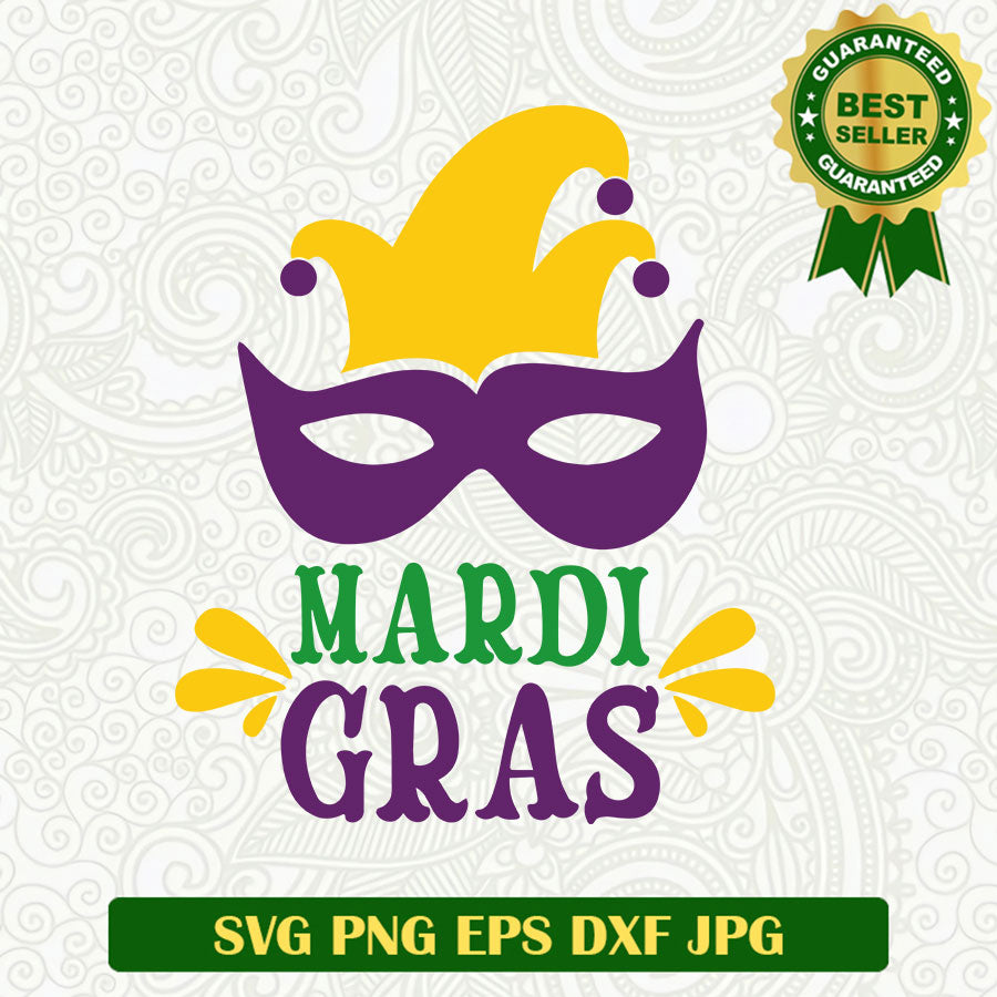 Mardi Gras mask SVG