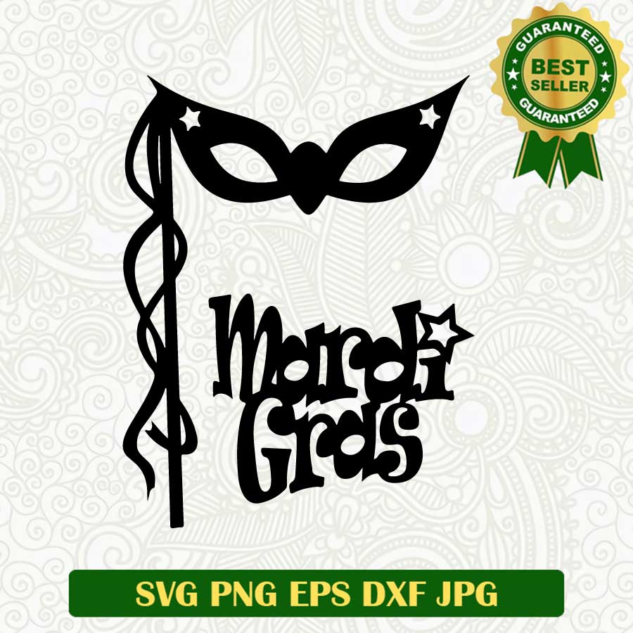 Mardi Gras face mask SVG, Fat Tuesday SVG, Fleur De Lis SVG, Mardi gras SVG