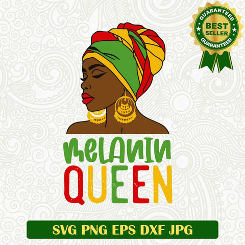 Melanin queen black woman SVG, Melanin queen SVG, Black woman SVG