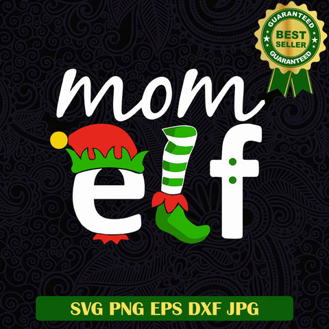 Mom elf christmas SVG, Christmas elf SVG files, family Elf SVG