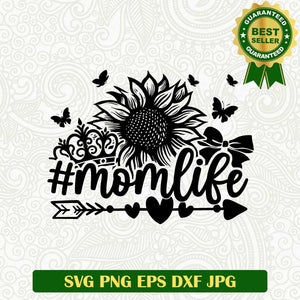 Momlife sunflower SVG, Momlife SVG, Boho mom SVG