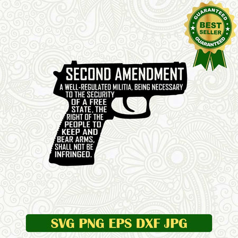 Second amendment SVG, Funny guns quotes SVG, Funny quotes SVG PNG cut file