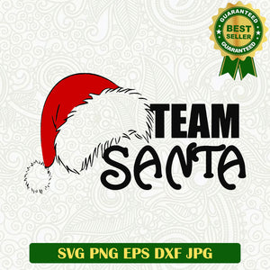 Team santa christmas SVG, Christmas Santa SVG files, Christmas funny SVG